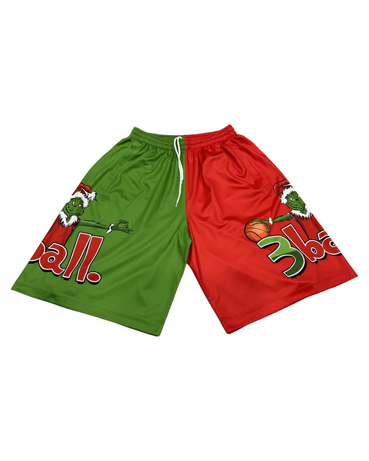 Grinchmas | Xmas Hoop Shorts